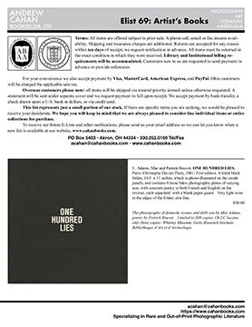 EList 69: Artist's Books