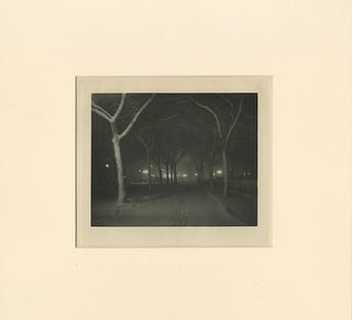 Item #27963 ICY NIGHT, 1898. Alfred Stieglitz