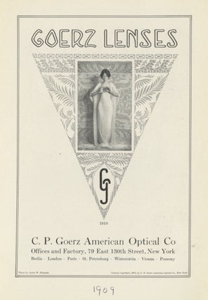 GOERZ LENSES. 1910