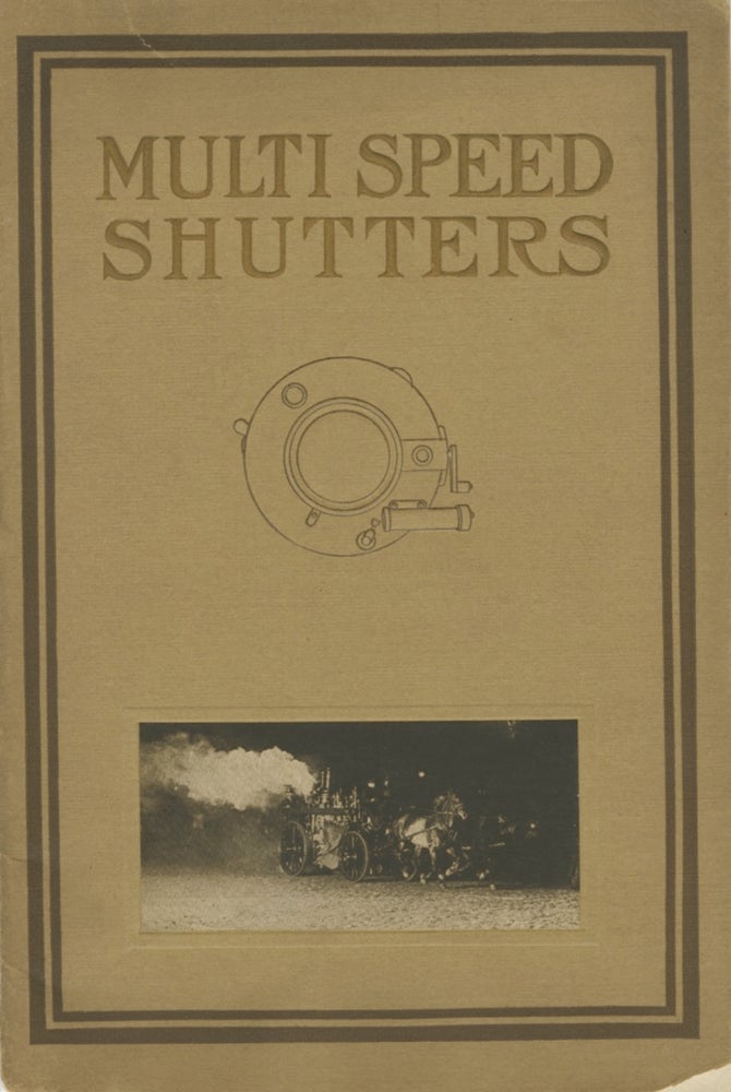 Item #29749 MULTI SPEED SHUTTERS FOR THE PROFESSIONAL AND AMATEUR PHOTOGRAPHER. Multi Speed Shutter Co.