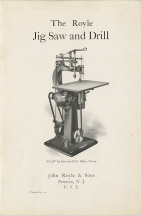 Item #29884 THE ROYLE JIG SAW AND DRILL. John Royle, Sons