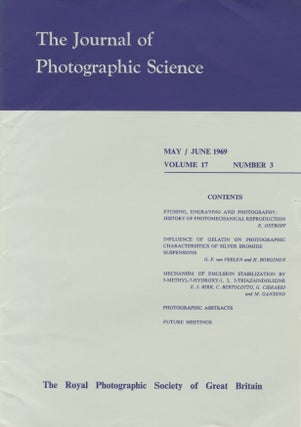 THE JOURNAL OF PHOTOGRAPHIC SCIENCE