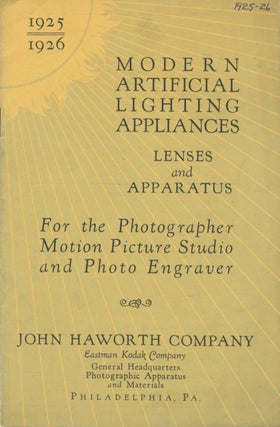 Item #29989 MODERN ARTIFICIAL LIGHTING APPLIANCES: LENSES AND APPARATUS FOR THE PHOTOGRAPHER,...