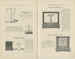 HENRY TROEMNER'S SCALES AND WEIGHTS FOR DRUGGISTS, JEWELERS AND OTHER COMMERCIAL AND SCIENTIFIC PURPOSES.