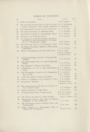 ABRIDGED SCIENTIFIC PUBLICATIONS FROM THE KODAK RESEARCH LABORATORIES