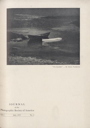 Item #30995 JOURNAL OF PHOTOGRAPHIC SOCIETY OF AMERICA. PHOTOGRAPHIC SOCIETY OF AMERICA