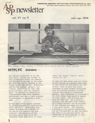 Item #31038 ASPP NEWSLETTER. Jimmy Fox