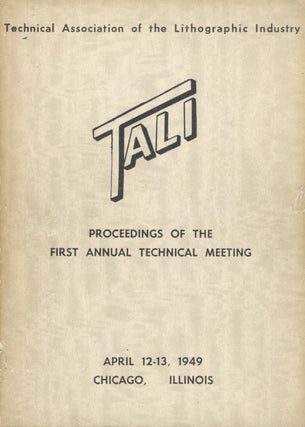 Item #31065 TECHNICAL ASSOCIATION OF THE GRAPHIC ARTS