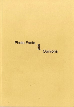 Item #50266 PHOTO FACTS AND OPINIONS. Kelly Wise