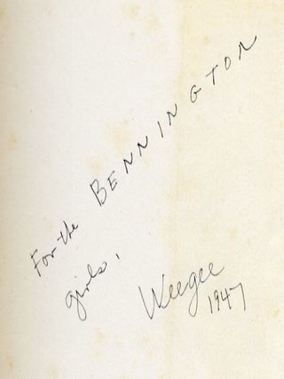 Item #50295 WEEGEE'S PEOPLE. Weegee