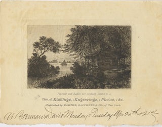 YOURSELF AND LADIES ARE CORDIALLY INVITED TO A VIEW OF ETCHINGS, ENGRAVINGS, PHOTOS, &C.