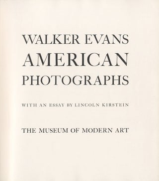 AMERICAN PHOTOGRAPHS.