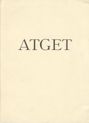Item #51812 ATGET. ATGET, Hans Georg Puttnies