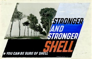 Item #52122 STRONGER AND STRONGER SHELL * YOU CAN BE SURE OF SHELL. Edward McKnight Kauffer