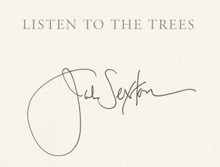 LISTEN TO THE TREES.