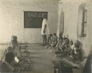 Item #52902 THREE VINTAGE SILVER GELATIN PHOTOGRAPHS FROM THE SERIES, INDIAN EDUCATION. Cecil...