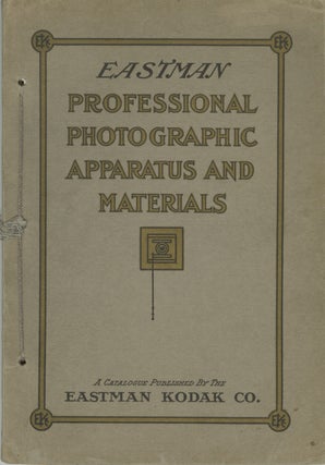 Item #53152 EASTMAN PROFESSIONAL PHOTOGRAPHIC APPARATUS AND MATERIALS. Eastman Kodak Company