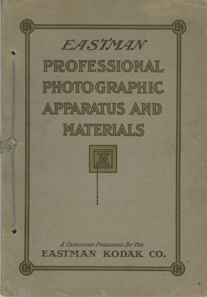 Item #53152 EASTMAN PROFESSIONAL PHOTOGRAPHIC APPARATUS AND MATERIALS. Eastman Kodak Company.