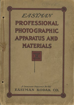 Item #53153 EASTMAN PROFESSIONAL PHOTOGRAPHIC APPARATUS AND MATERIALS. Eastman Kodak Company