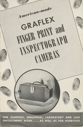 Item #53161 AMERICAN-MADE GRAFLEX FINGER PRINT AND INSPECTOGRAPH CAMERAS: FOR SCIENTIFIC,...
