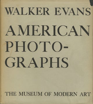 Item #53234 AMERICAN PHOTOGRAPHS. Walker Evans