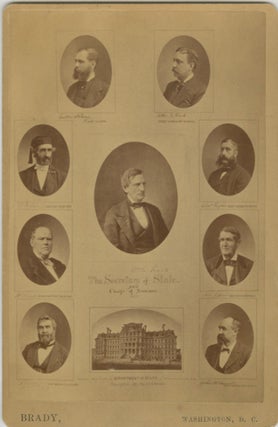 PRESIDENT HAYES AND CABINET, 1877 [with] THE SECRETARY OF STATE AND CHIEFS OF BUREAUS