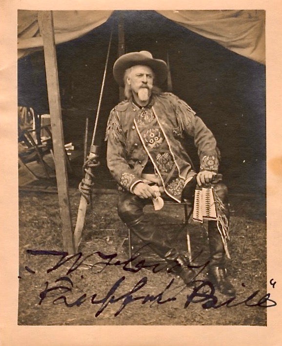 BUFFALO BILL SIGNED PHOTOGRAPH  BUFFALO BILL, W. F. Cody, William