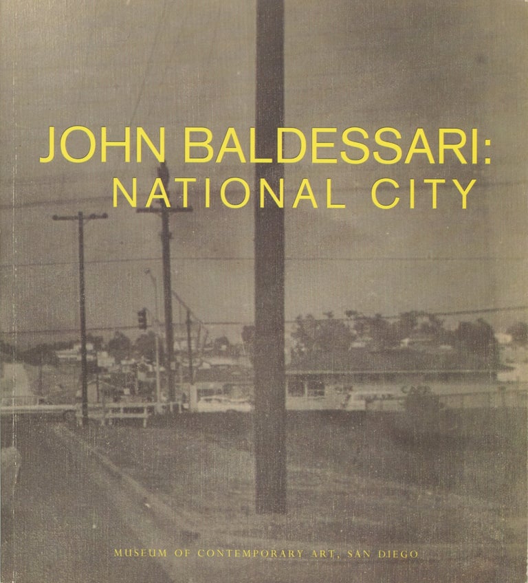 Item #53830 JOHN BALDESSARI:. John Baldessari.