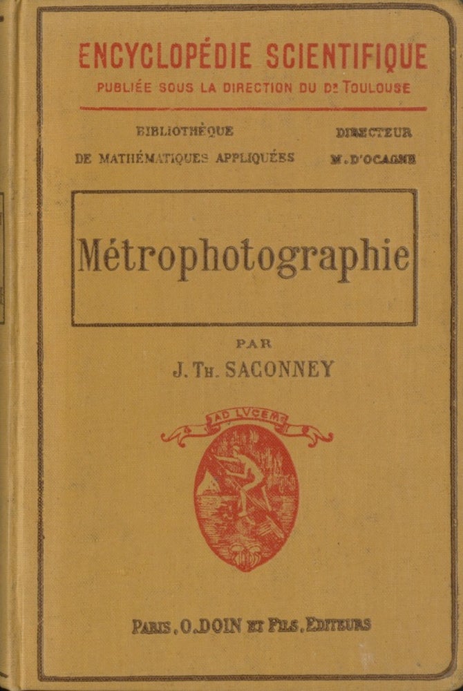 Item #53943 MÉTROPHOTOGRAPHIE. J. Th Saconney, Jacques, Théodore.