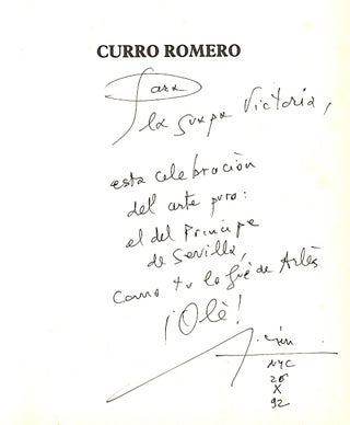 UNE FAENA DE CURRO ROMERO