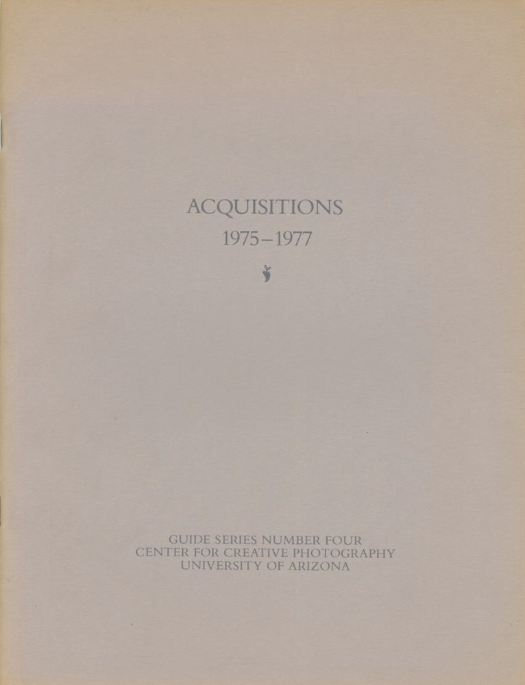Item #54039 ACQUISITIONS 1975-1977. Sharon Denton, compiler.