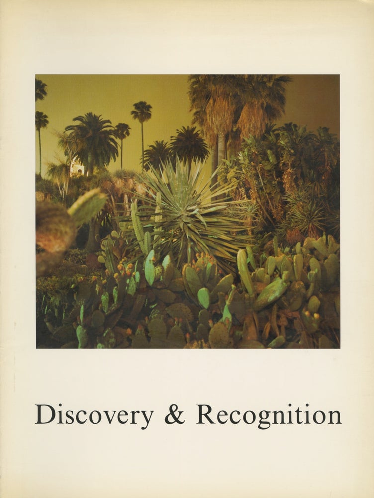 Item #54201 DISCOVERY & RECOGNITION. FRIENDS OF PHOTOGRAOPHY, James Alinder.