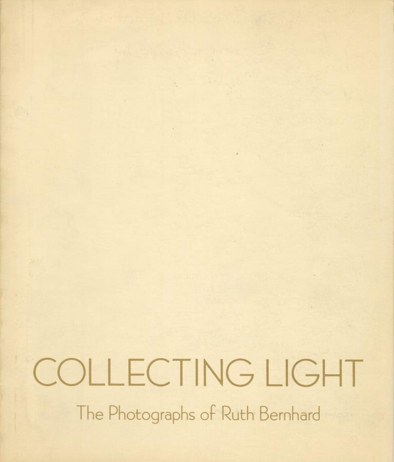 Item #54211 COLLECTING LIGHT: THE PHOTOGRAPHS OF RUTH BERNHARD. UNTITLED, Ruth Bernhard.