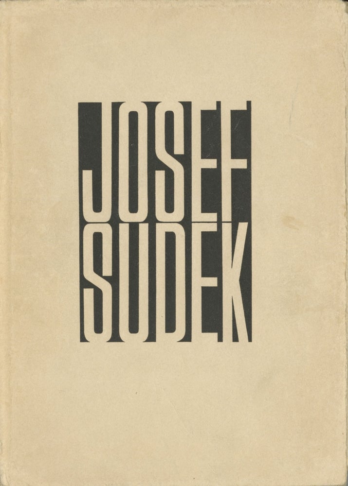 Item #54259 JOSEF SUDEK FOTOGRAFIE. Josef Sudek.