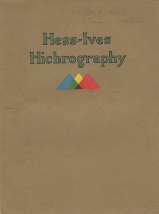 Item #54427 A SMALL ARCHIVE OF CATALOGUES AND LETTERS OF AN EARLY PRACTITIONER. HESS-IVES...