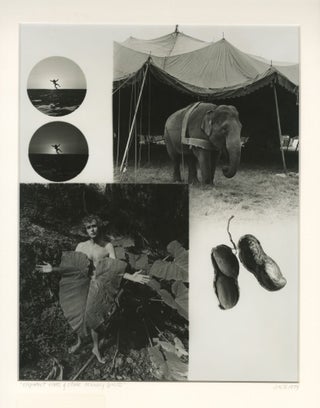 Item #54433 "ELEPHANT EARS & OTHER FRIENDLY SPIRITS" [SELF PORTRAIT]. Jerry N. Uelsmann