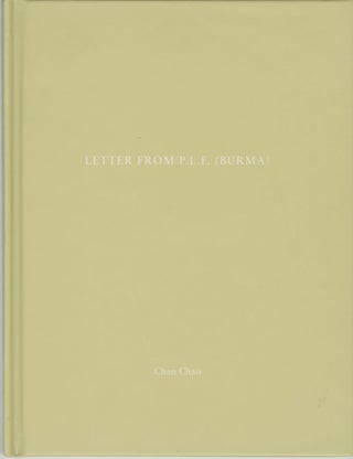 Item #54448 LETTER FROM P. L. F. (BURMA). Chan Chao