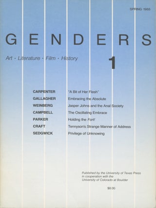 Item #54500 GENDERS. Ann Kibbey