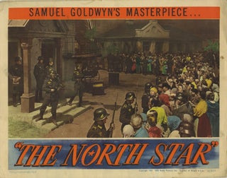 TWO LOBBY CARDS FOR THE FILM, THE NORTH STAR.