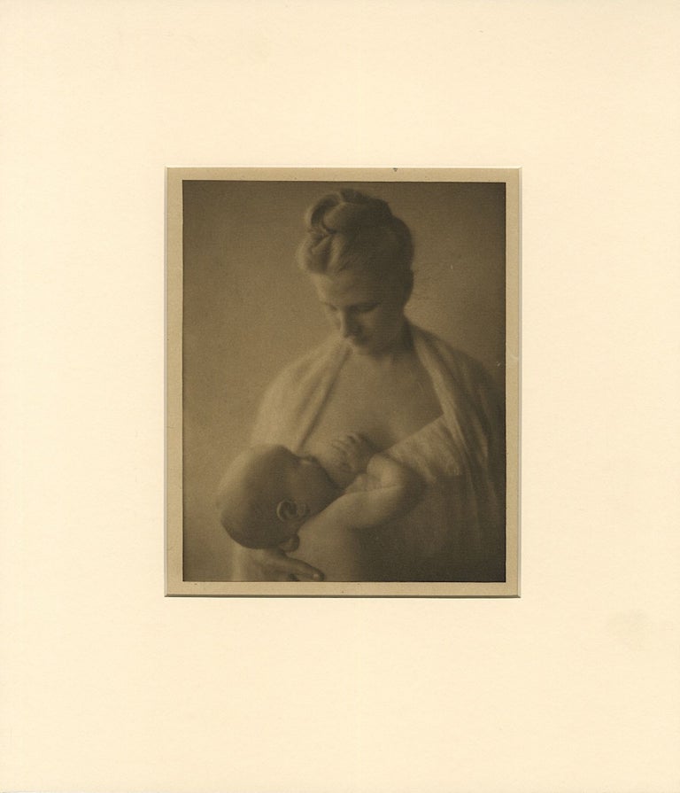 Item #54616 MOTHER AND CHILD - A STUDY. Alvin Langdon Coburn.