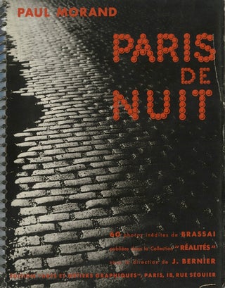 Item #54669 PARIS DE NUIT. BRASSAÏ, Paul Morand, text