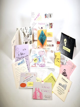 A UNIQUE ARCHIVE OF LETTERS, POSTAL CARDS, PROSPECTUSES, PHOTOGRAPHS, DECORATED AND ENHANCED...
