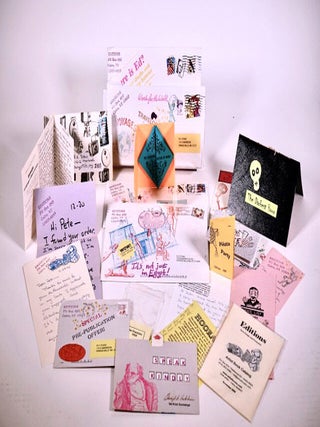 A UNIQUE ARCHIVE OF LETTERS, POSTAL CARDS, PROSPECTUSES, PHOTOGRAPHS, DECORATED AND ENHANCED ENVELOPES, ETC.